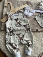 New Born Geschenk Set Beige Reh Gr. 56