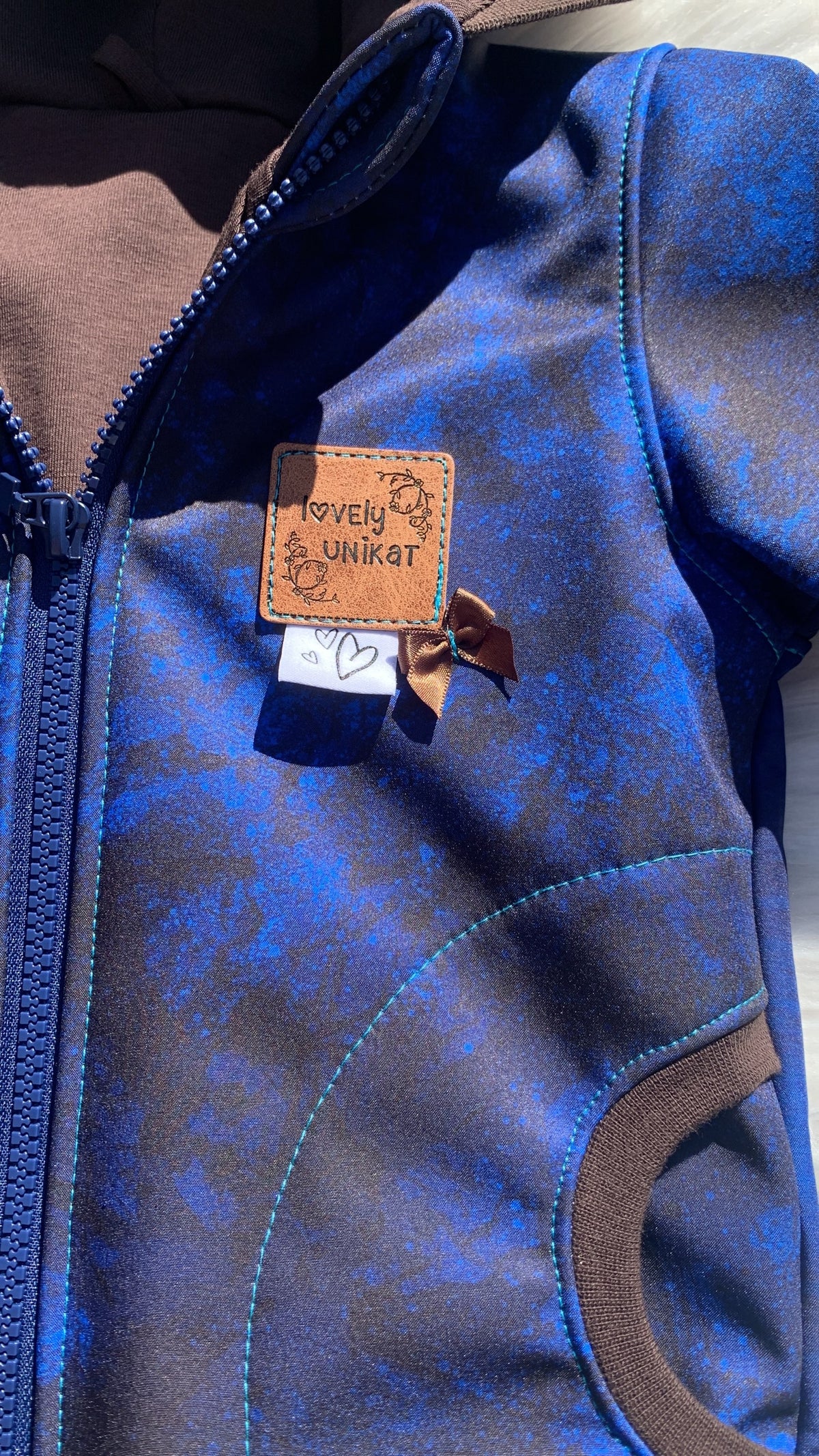 Softshelljacke Delfin – Detail