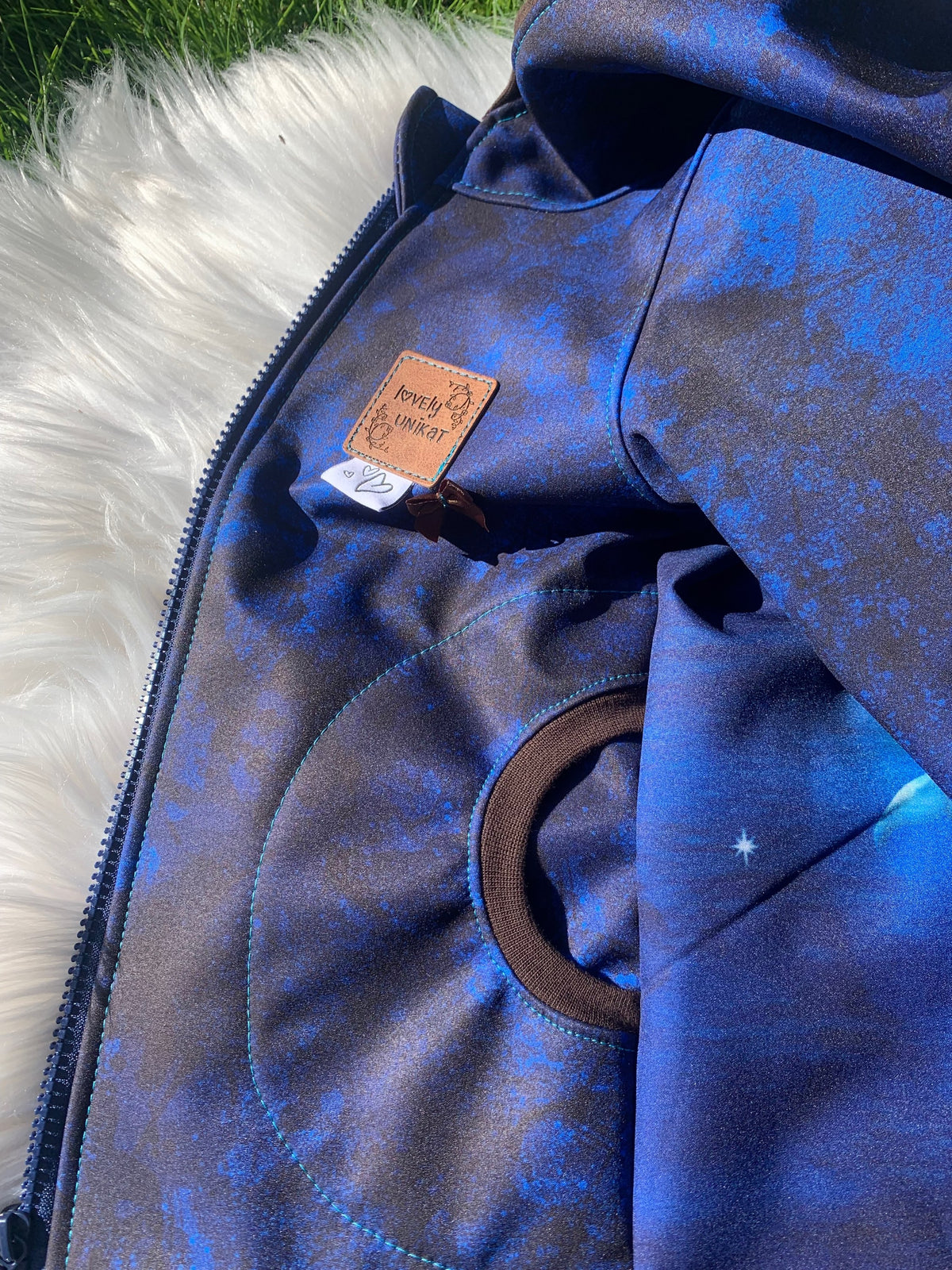 Softshelljacke Delfin – Detail