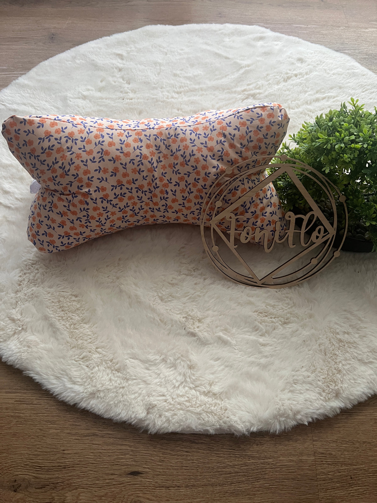 Leseknochen Apricot Blume