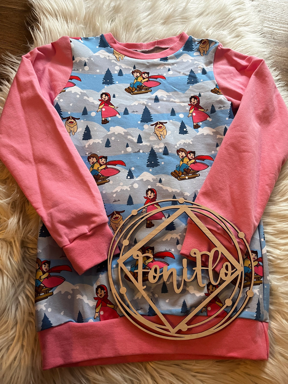 Pullover Berge Gr. 122/128