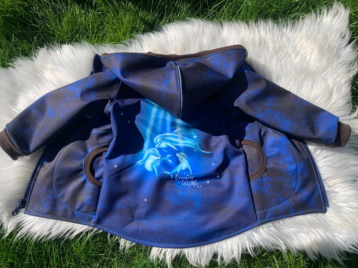 Softshelljacke Delfin Gr. 92/98