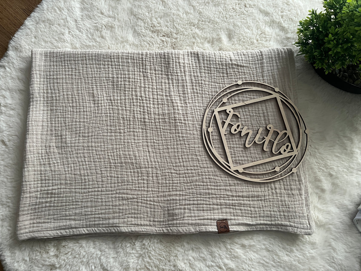 New Born Geschenk Set Beige Reh Gr. 56