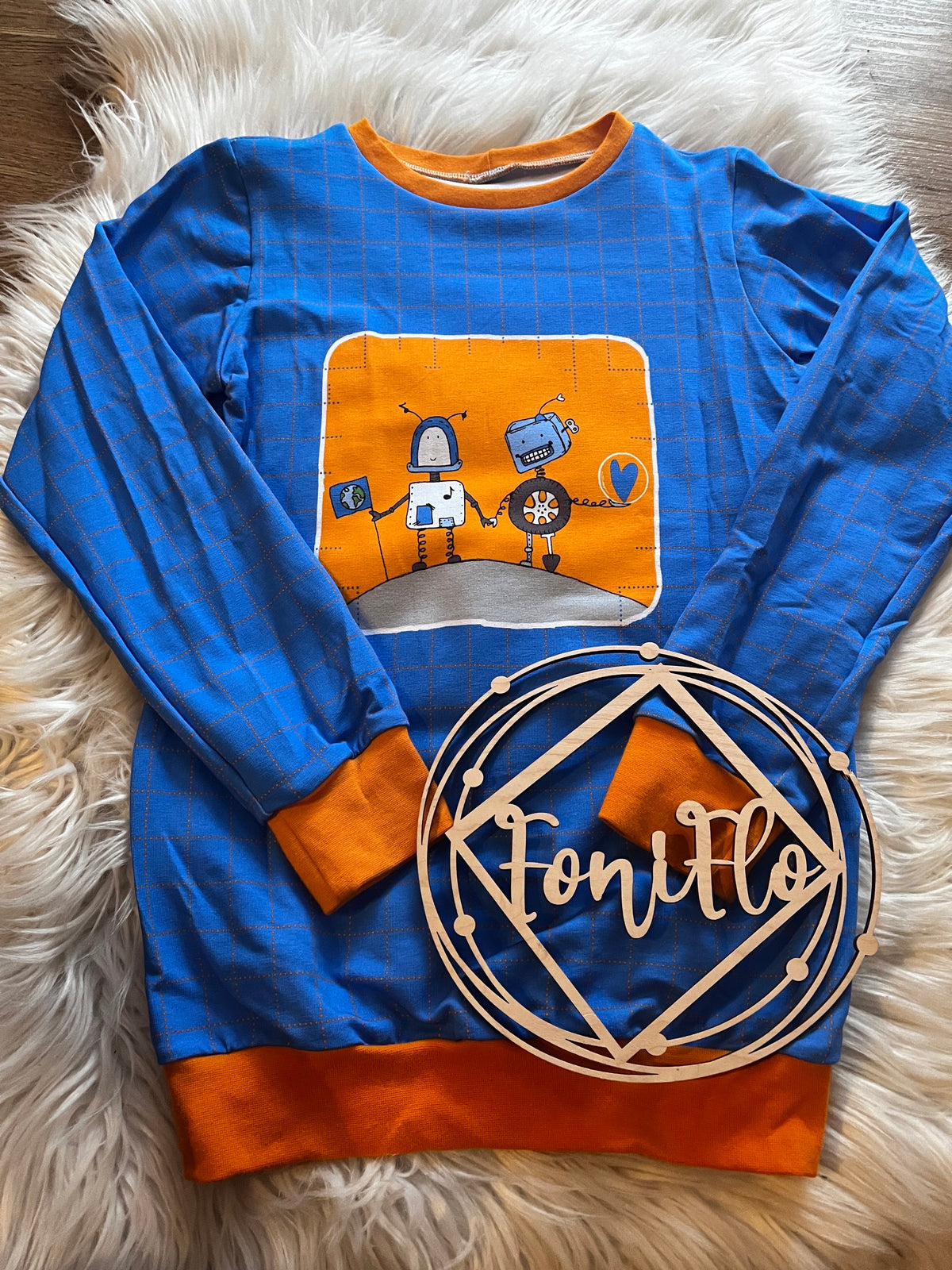 Roboter Pulli Gr. 122/128